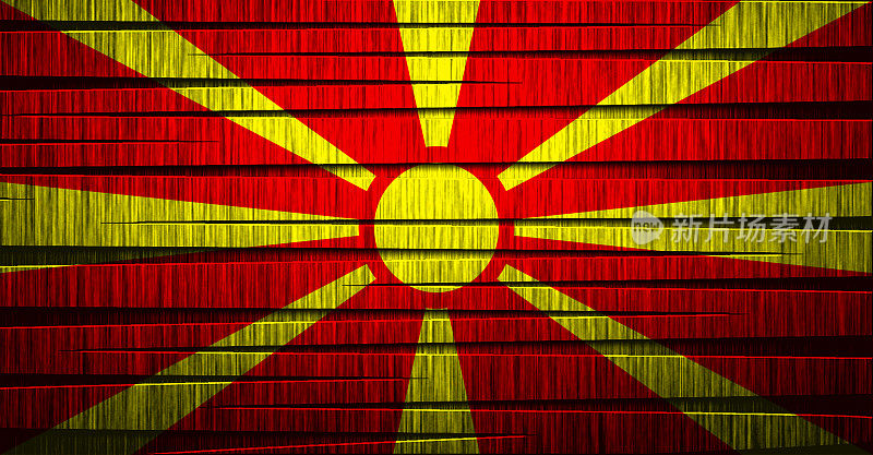 马其顿国旗- FYROM